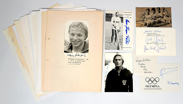 Sorry, no english description is available. ... Olympic Games 1972 Rowing 47x Autographs -  Condition: A-B.....