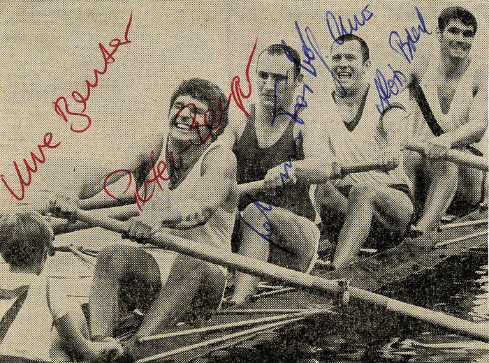 Olympic Games 1972 Autograph Rowing Germany