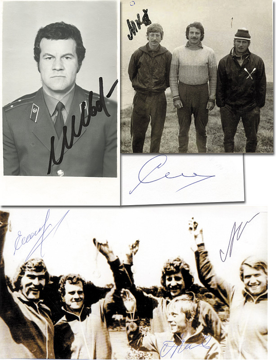 Olympic Games 1976 Autograph rowing USSR