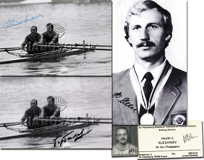 Olympic Games 1980 Autograph rowing USSR