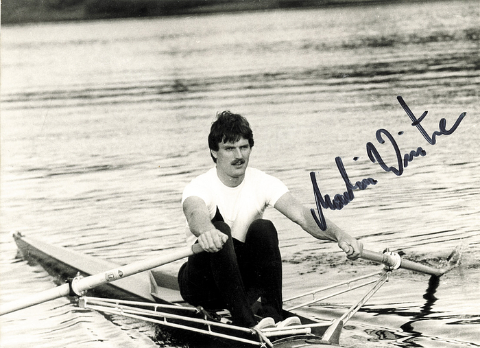 Olympic Games 1980 Autograph Rowing GDR