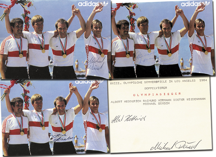 Olympic Games 1984 Autograph Rowing Germany