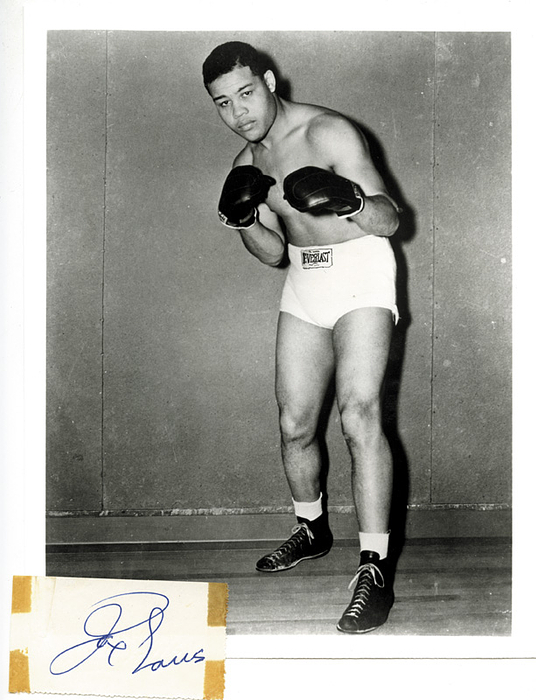 Autograph Boxing Heavy Weight. Joe Louis