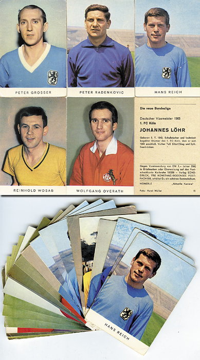 Collector cards from Heinerle German Bundesliga