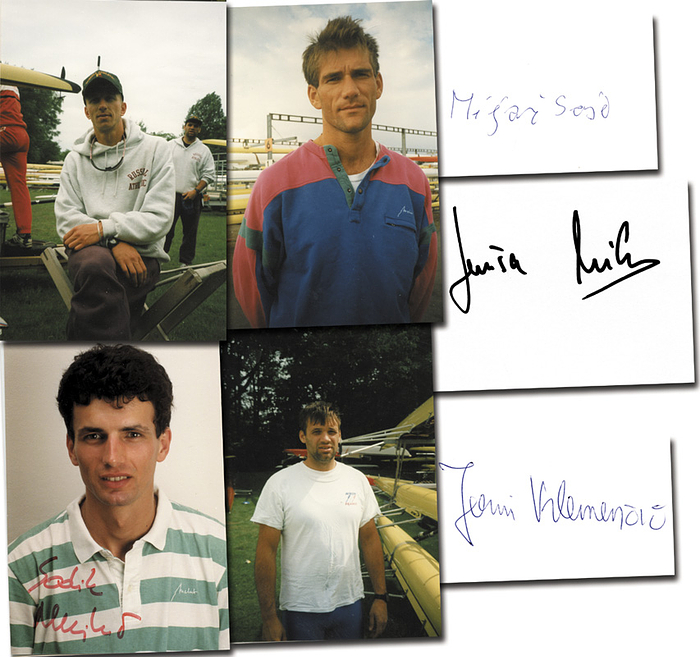 Olympic Games 1992 Autograph Rowing Slowenia