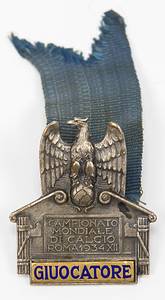 Participation Badge: World Cup 1934.  Player - Bild 2