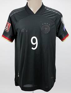 Original match worn Spielertrikot von Deutschland mit der Rückennummer 10. Getragen von Werner am 25.03.2021 im Qualifikationsspiel zur Fußball Weltmeisterschaft gegen Island. Deutschland - Island 3:0. Status:AAB. - Bild 2