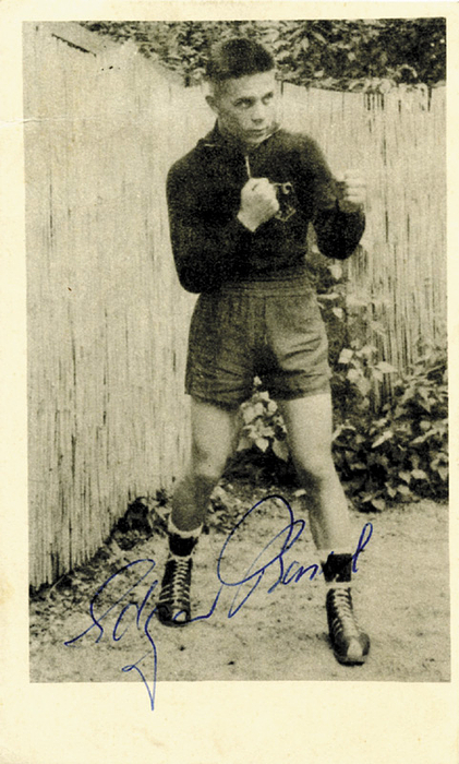 Autograph Olympic Boxing 1952 Edgar Basel Germany