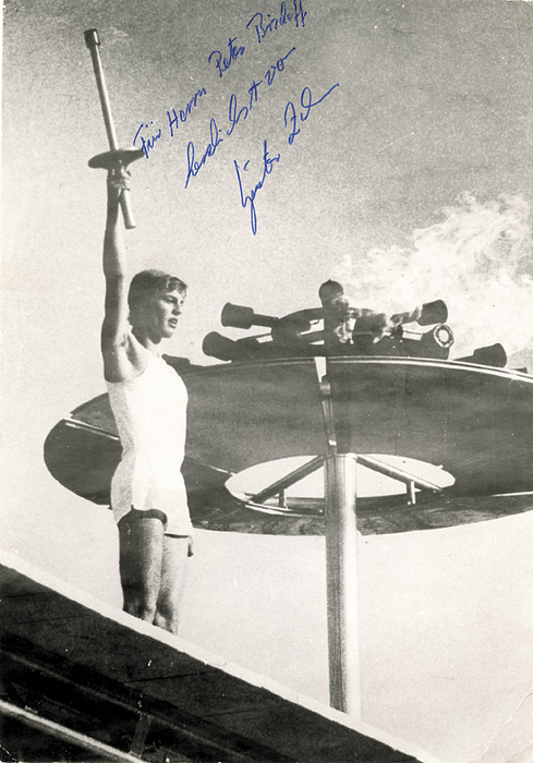 Sorry, no english description is available. ... signature of torch carrier Olympic Games 1972 -  Condition: A-.....