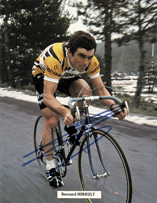 Autograph Tour de France. Bernard Hinault