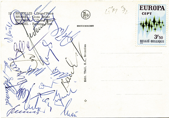 Sorry, no english description is available. ... UEFA EURO 1972 German Team -  Condition: A.....