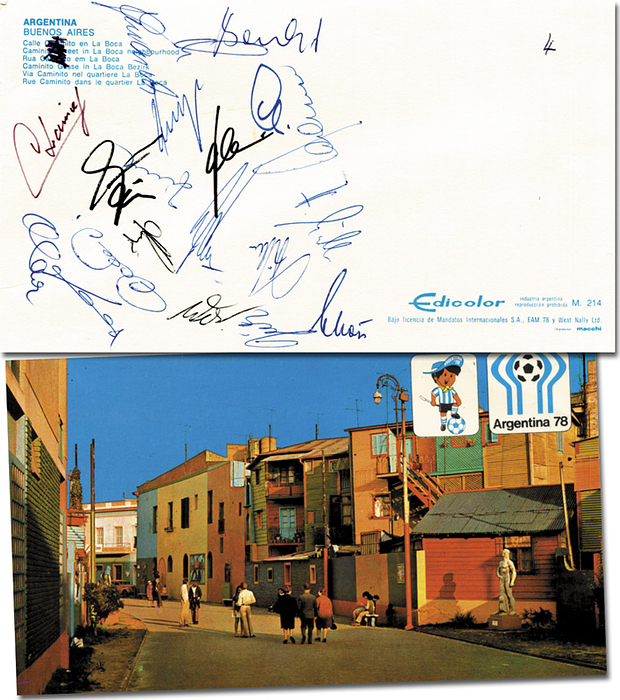 Autogramme: World Cup 1978: German Team