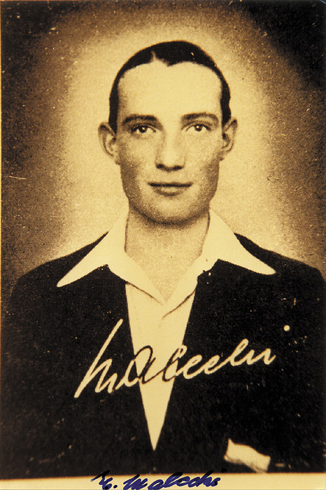 Autograph Football Germany. Edmund Malecki