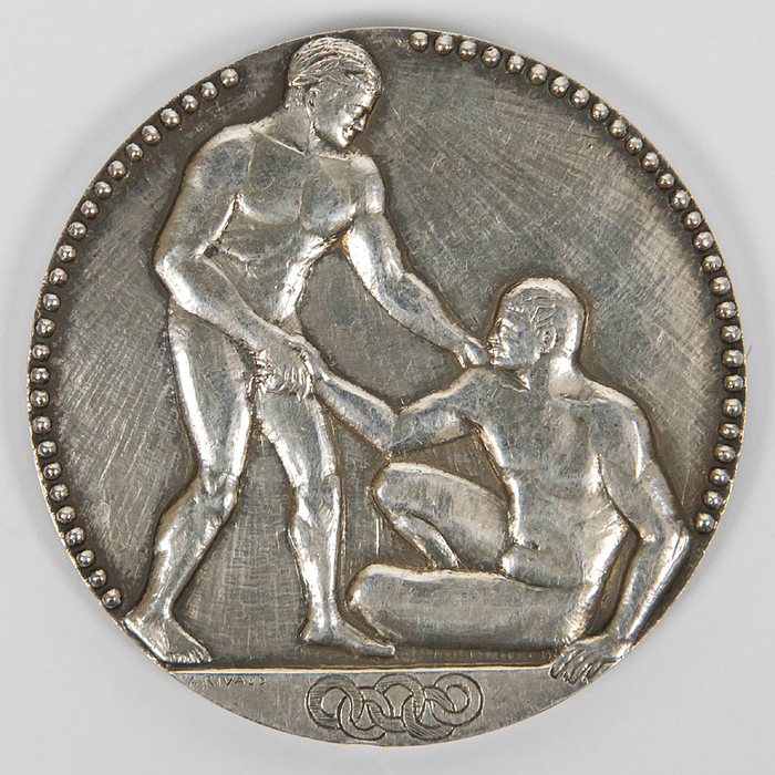 Olympic Games Paris 1924. Silver Winner's Medal