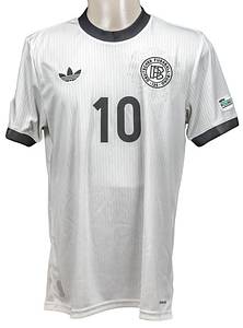 DFB - Trikot 2025  | Original match worn/ issued  Spielertrikot von Deutschland mit der Rückennummer 10. Getragen von Jamal Musiala im UEFA Nations - Legaue Halbfinale Italien v Deutschland  (1:2) am 20.03.2025 in Mailand. Sondertrikot 125 Jahre Deutscher Fußball Bund. Status:AAB. Trikot wurde nur in den beiden Spielen gegen Italien eingesetzt (20. + 23.3.25)!. - Bild 15