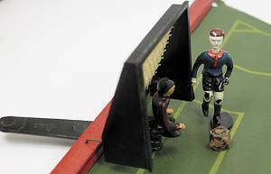 Toto-Tip. Fussballspiel für Jung und Alt. Hersteller Georg Bauer ca. 1951. In original Karton, 46,5x14,5x5. - Bild 6