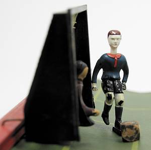 Toto-Tip. Fussballspiel für Jung und Alt. Hersteller Georg Bauer ca. 1951. In original Karton, 46,5x14,5x5. - Bild 7