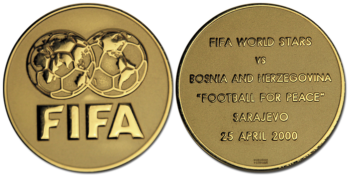 Participation Medal FIFA match 2000