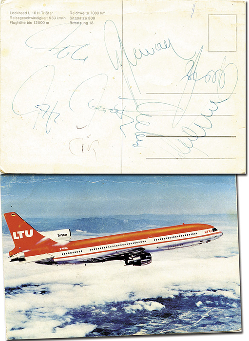 Sorry, no english description is available. ... 1.FC Cologne. Postcard with autographs 1964 -  Condition: B.....