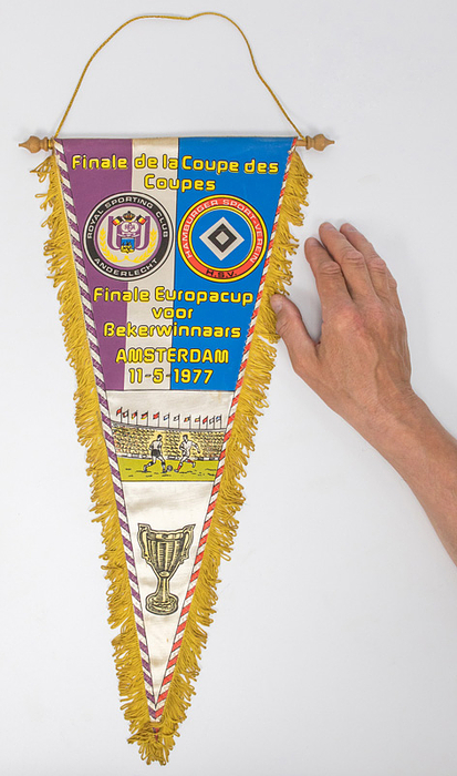 Souvenir pennant UEFA Cup Winner 1977 Hamburger S