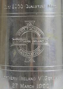 Tankard Football match Germany v Northern Ireland - Bild 3