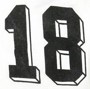 World Cup 1986 match issue football shirt Germany - Original match-issued Germany jersey with the number 18. Worn by Uwe Rahn (did not play) on June 25, 1986, in the 1986 FIFA World Cup semifinal against France. France lost 0-2 to Germany. Rahn was the 1986 World Cup runner-up. Exchange jersey! Status: AAA --One of the rarest and most sought-after German World Cup jerseys. --Short-sleeved jersey; size 7/8; sewn-on DFB logo; printed adidas logo; flocked back number; with Climalite 2000 tag on the left sleeve; adidas. A French international swapped the jersey with Rahn after the game. --minor storage wear Condition: A- - Bild 9