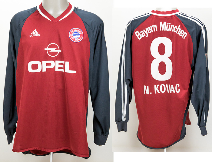 match worn football shirt Bayern Munich 2001/2002
