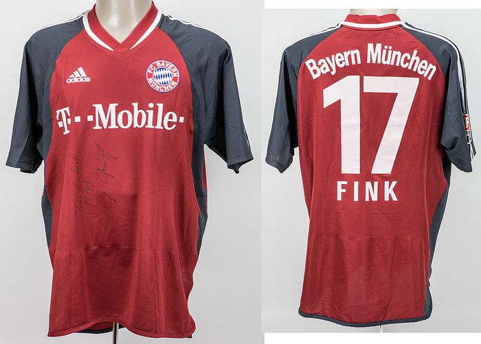 match worn football shirt Bayern Munich 2002/2003