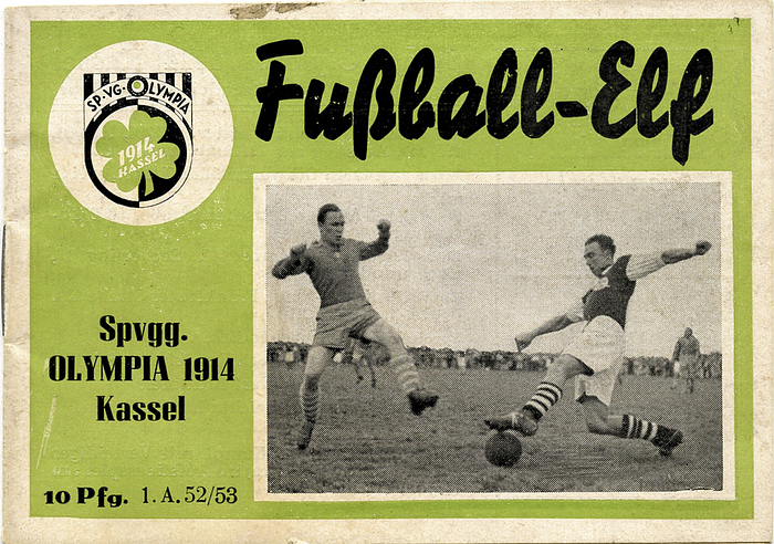 Sammelbilder-Fußball-Elf  | Fußball-Elf. Spvgg Olympia 1914 Kassel.