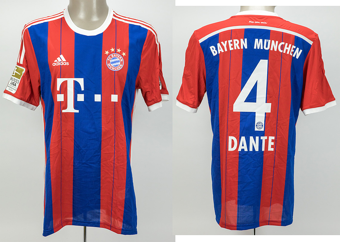 match worn football shirt Bayern Munich 2014/2015