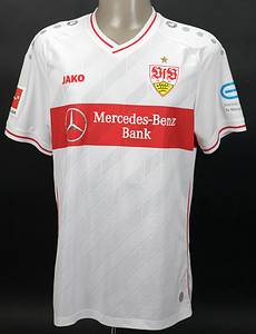 Original match worn Spielertrikot vom VfB Stuttgart mit der Rückennummer 18. Getragen von Hamadi Al Ghaddiou in einem Spiel der Fußball Bundesliga in der Saison 2020/2021. Status:ABC. - Bild 2