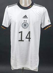 DFB - Trikot 2022 Nations League  | Original match worn / issued Spielertrikot von Deutschland mit der Rückennummer 14. Getragen von Jamal Musiala am 07.06.2022 im Gruppenspiel der UEFA Nations League gegen England. Deutschland - England 1:1. Status:AAB. - Bild 2
