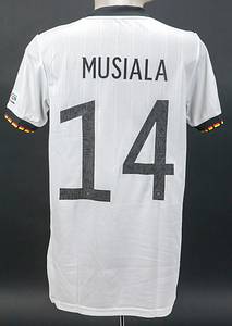DFB - Trikot 2022 Nations League  | Original match worn / issued Spielertrikot von Deutschland mit der Rückennummer 14. Getragen von Jamal Musiala am 07.06.2022 im Gruppenspiel der UEFA Nations League gegen England. Deutschland - England 1:1. Status:AAB. - Bild 3