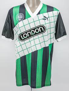 Sorry, no english description is available. ... match worn football shirt FC Homburg 1989/1990 -  Condition: A-.....Trikot kurzarm; Größe ca. L; Vereins-Logo geflockt; Puma-Logo gewebt; Werbeaufdruck 'London' geflockt; Rückennummer geflockt; Trikot hat Gebrauchsspuren (Etikett verwaschen); Puma. - Bild 2