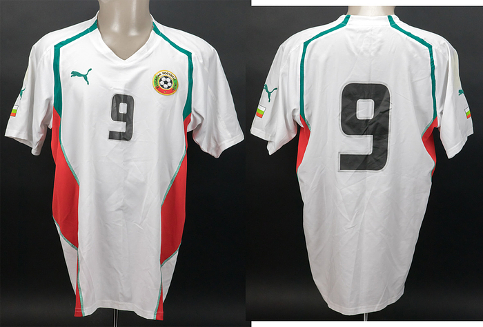 match worn football shirt Bulgaria 2004/2005