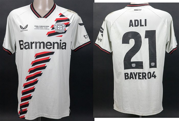 match worn football shirt Bayer Leverkusen 2024