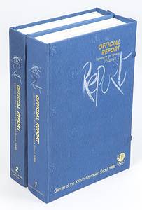 Official Report 1988, Seoul | Official Report Games of the XXIVth Olympiad Seoul 1988. Offizieller Bericht in zwei Bänden. ENGLISH Edition. - Bild 2