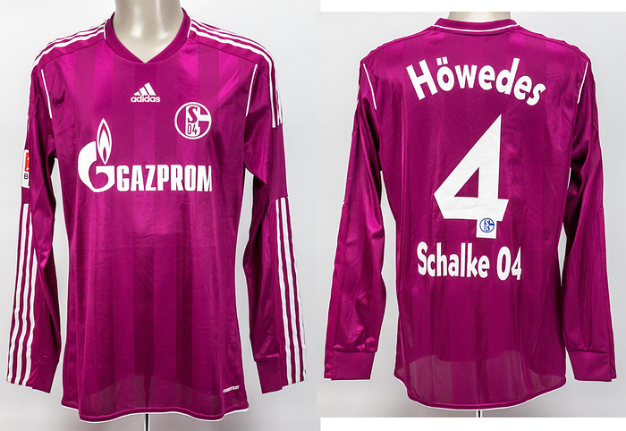 match worn football shirt Schalke 04 2011/2012