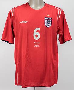 match worn football shirt England 2004 - Bild 2