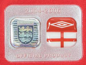 Original match worn Spielertrikot von England mit der Rückennummer 6. Getragen von Sol Campbell am 01.06.2004 im Freundschaftsspiel gegen Japan. England - Japan 1:1. Trikot ist ungewaschen. AAC. - Bild 5