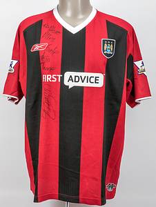match worn football shirt Manchester City 2003/04 - Bild 2