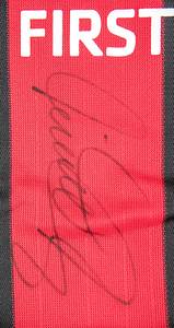 Original match worn / issued Spielertrikot von Manchester City mit der Rückennummer 18. Getragen von Michael 'Tanne' Tarnat in einem Spiel der englischen Premier League in der Saison 2003/2004. Tarnat ist 19-facher Nationalspieler von Deutschland. Trikot mit original Widmung und Signatur von Tarnat auf der Vorderseite. Status:ABB. - Bild 10