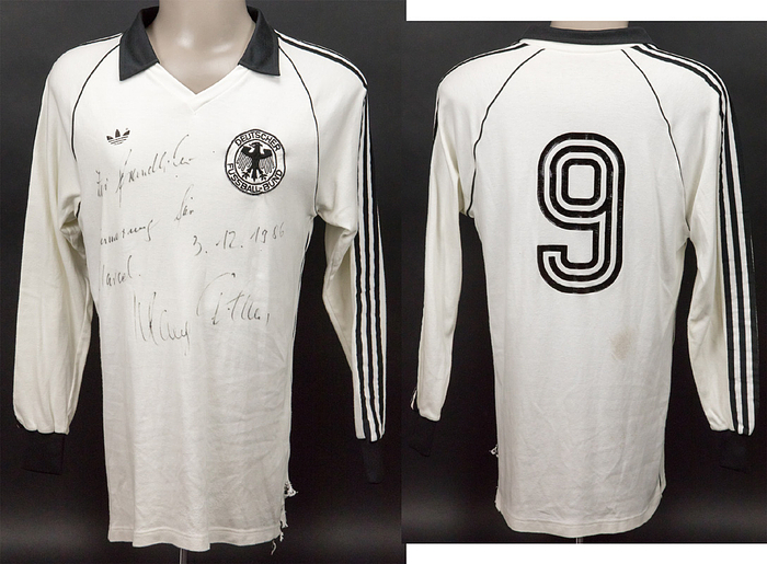 match worn football shirt Germany 1982/1983
