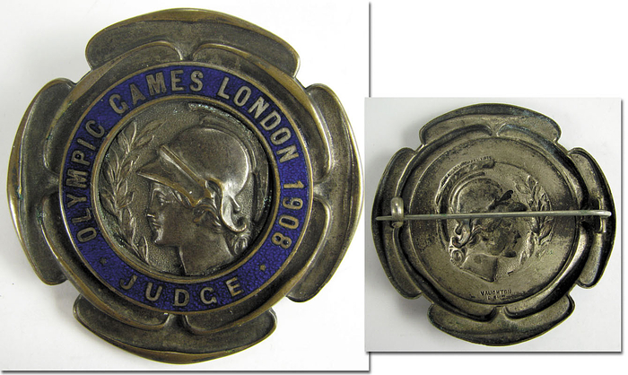 Olympic Games London 1908 Participation badge