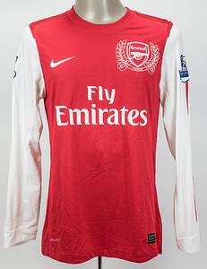 Original match worn Spielertrikot FC Arsenal mit der Rückennummer 16. Getragen von Aaron Ramsey in einem Spiel der englischen Premier League  in der Saison 2011/2012. Ramsey ist 83-facher Nationalspieler von Wales. Mit original COA von Your Heroes & Legends Limited. Status:ABC. - Bild 2