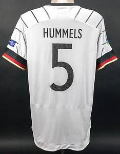 Original match worn Spielertrikot von Deutschland mit der Rückennummer 5. Getragen von Mats Hummels am 15.06.2021 im Gruppensspiel der Fußball Europameisterschaft gegen Frankreich. Frankreich - Deutschland 1:0. Trikot ist ungewaschen. Status:AAC. - Bild 3
