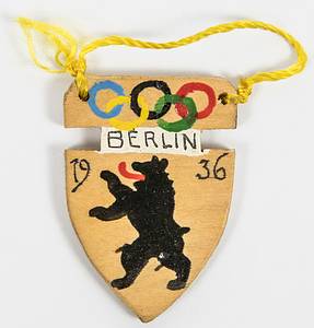 Olympic Games Berlin 1936 Handcraft badge - Bild 2