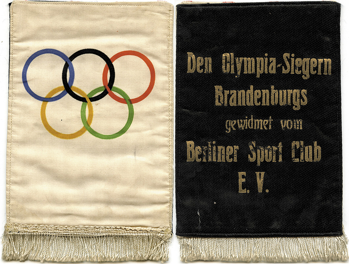 Olympic games 1936. Medal winners pennant