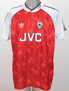 Original match worn Spielertrikot vom FC Arsenal London  mit der Rückennummer 19. Getragen von Ashley Cole am 03.08.1991 im Halbfinale des Makita Cup gegen Panathinaikos Athen. Arsenal - Athen 1:0. Sehr begehrtes Heimtrikot aus der Meister-Saison 1991. Status:AAC. - Bild 2