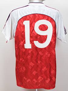 match worn football shirt FC Arsenal 1991 - Bild 3